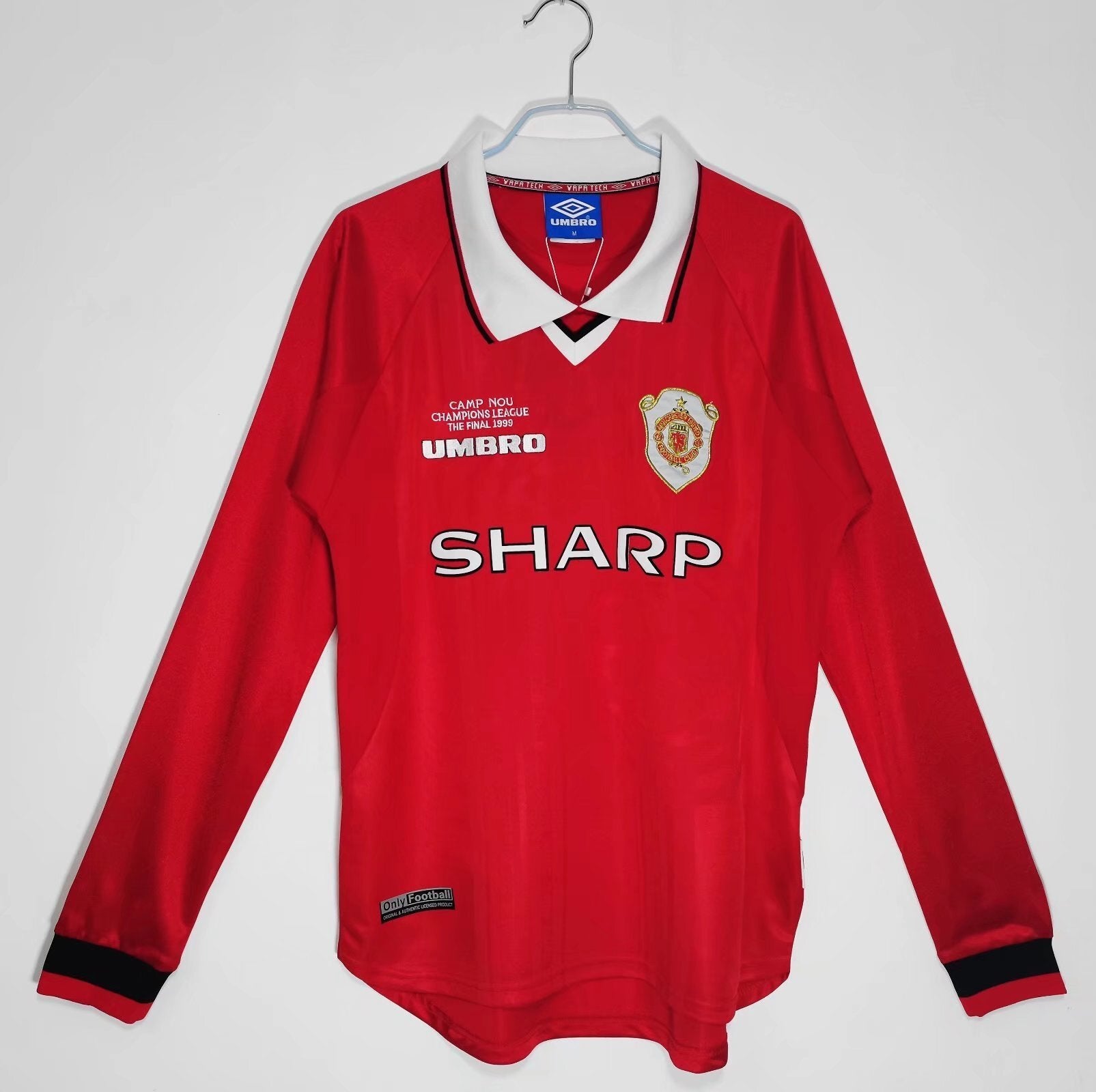 Manchester United 1999 Retro Final Edition Manche Longue
