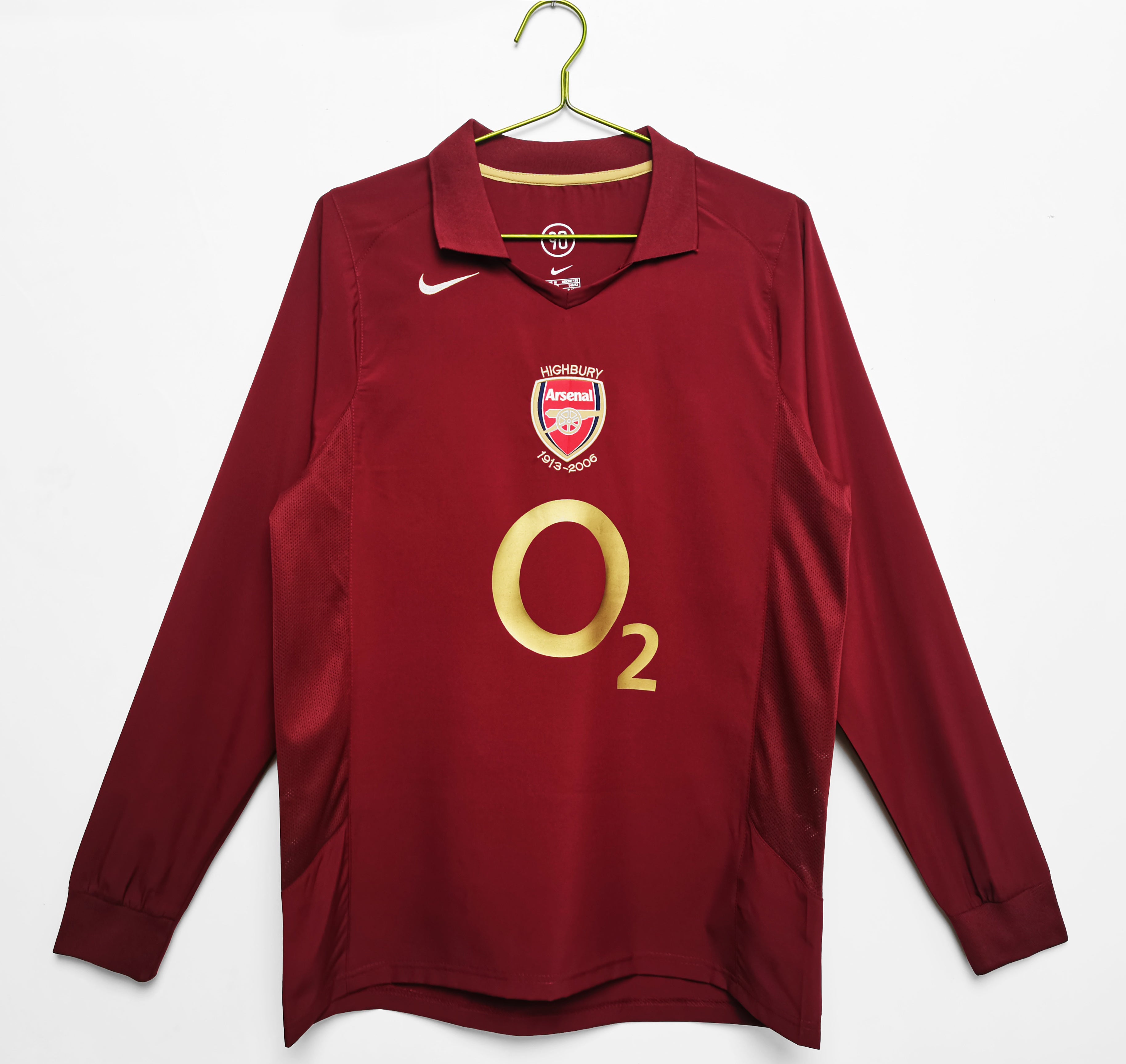 Arsenal 2005-06 Retro Third Manche Longue
