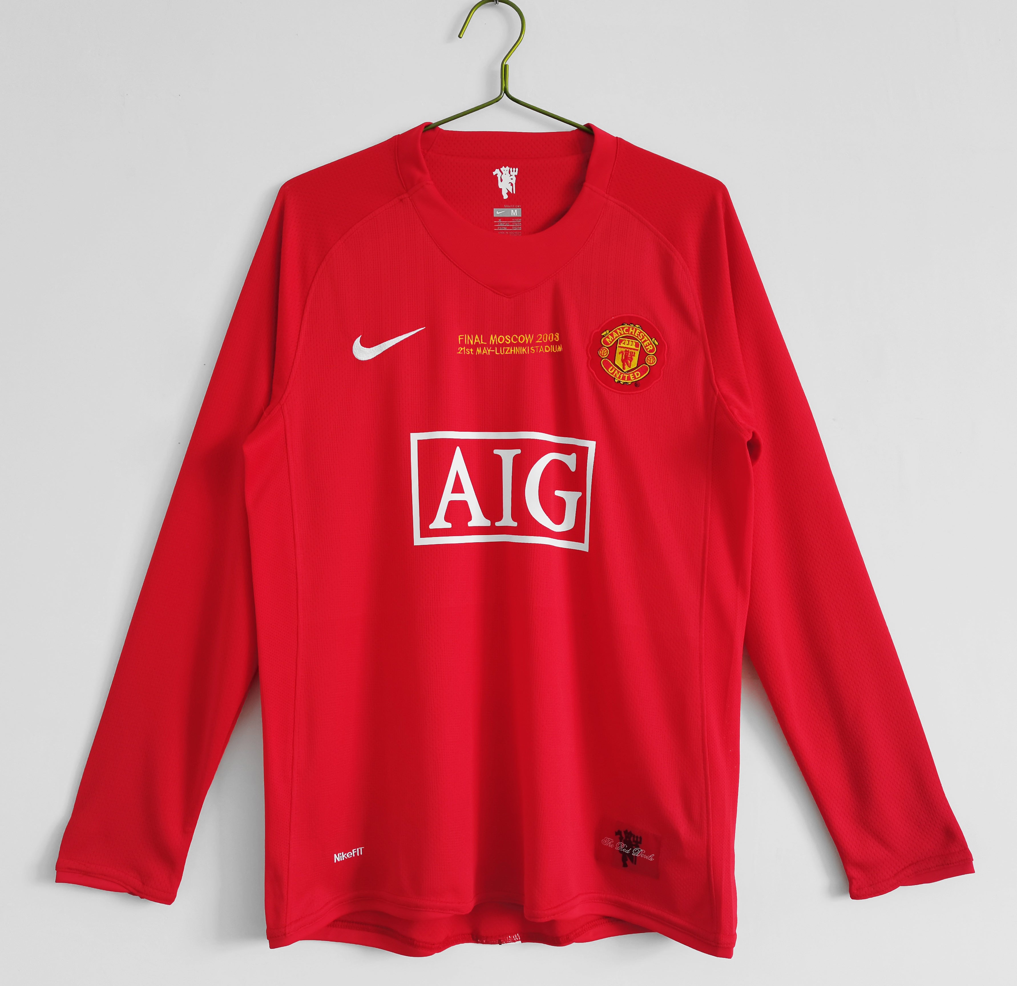Manchester United 2007 Retro Final Edition Manche Longue