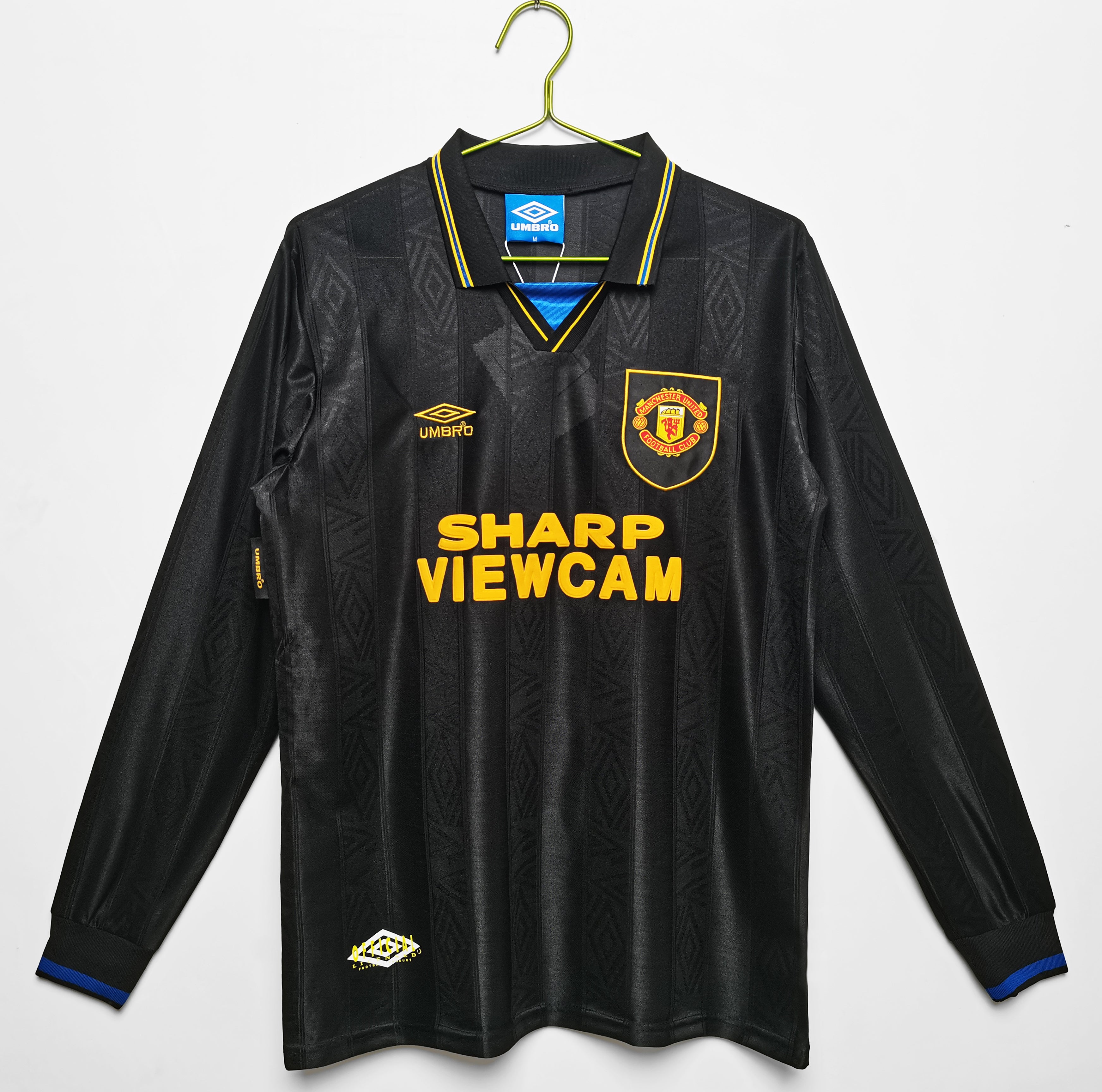 Manchester United 1993 Retro Away Manche Longue